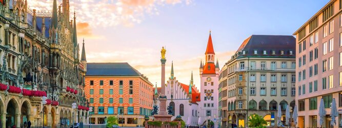 Trip Schottland Stadt Urlaub - München - Lebensqualität par excellence – bietet München und Umgebung. Das, wissen definitiv alle, die schon als „Münchner Kindl“ das Licht der Welt erblickt haben. Ob einheimisch oder zugereist, dem lässigen gemütlichen Charme entwischt man nicht. Die Biergartenkultur kommt gut an, Grillen und Picknicken an der Isar oder im Englischen Garten gefällt, und macht Lust auf Wiederholung. Die beliebtesten Orte für München Ferien, locken mit besten Angebote für Hotels und Ferienunterkünfte mit Werbeaktionen, Rabatten, Sonderangebote für München Urlaub buchen. Reisedaten eingeben und Hotel Flug Mietwagen Attraktionen Taxis für eine München Reise flexibel buchen. Sollten sich die Pläne ändern, sind viele der Unterkünfte und Zimmer in München kostenfrei stornierbar.